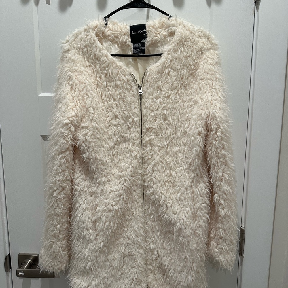 Soft Cream Teddy Jacket